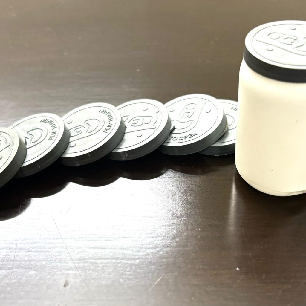 Silver Can Cap